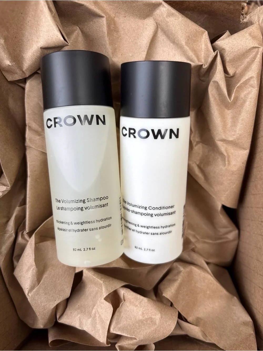 New Crown Affair The Mini Volumizing Shampoo and Conditioner for Oily, Flat Hair